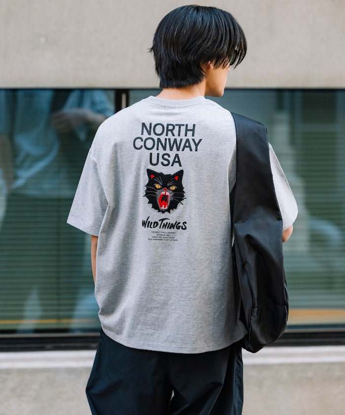 WILD THINGS × FREAK'S STORE / 刺繡短袖T恤