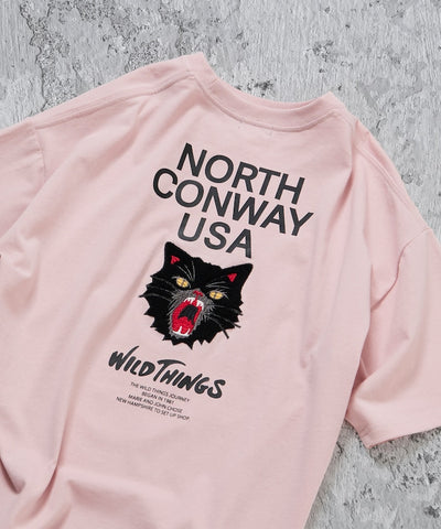 WILD THINGS × FREAK'S STORE / 刺繡短袖T恤