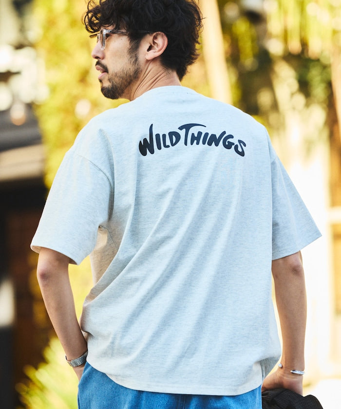 WILD THINGS×FREAK'S STORE / 口袋 短袖T恤