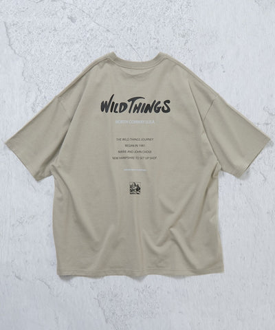 WILD THINGS × FREAK'S STORE / 背面反光 短袖T恤