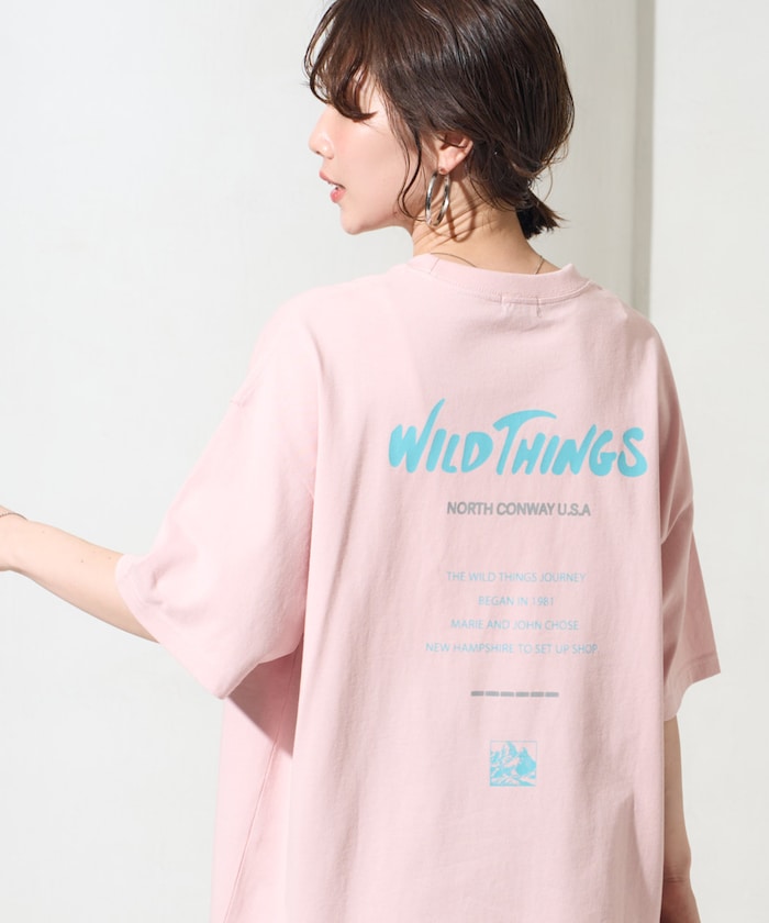 WILD THINGS × FREAK'S STORE / 背面反光 短袖T恤