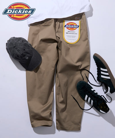 Dickies×FREAK'S STORE / 雙褶錐形工裝長褲