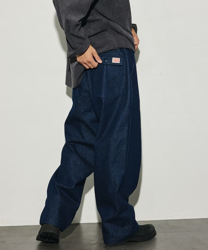 HINSON × FREAK'S STORE／寬版直筒工作褲（日本聯名限定）