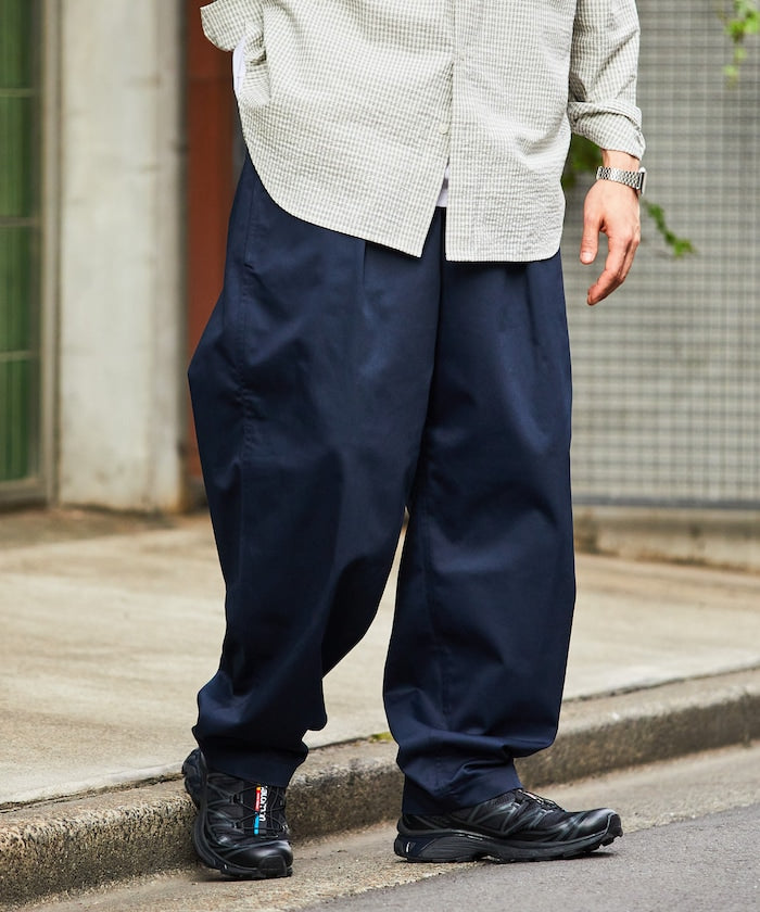 FREAK’S STORE / 寬版 錐形 鬆緊長褲