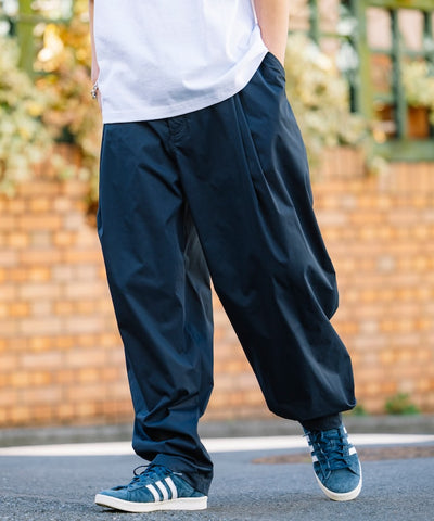 FREAK'S STORE / 雙褶斜紋布長褲