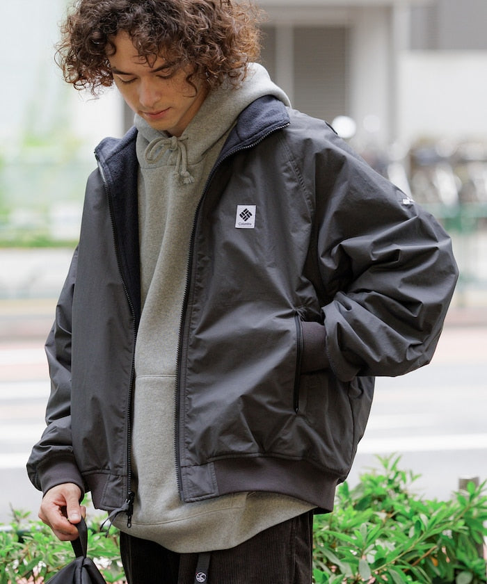 COLUMBIA X FREAK’S STORE / 雙面穿 立領羊羔絨 外套 *10月上旬出貨