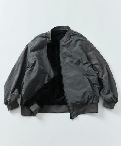 FREAK’S STORE / 尼龍×羊羔絨雙面穿 MA-1 飛行外套