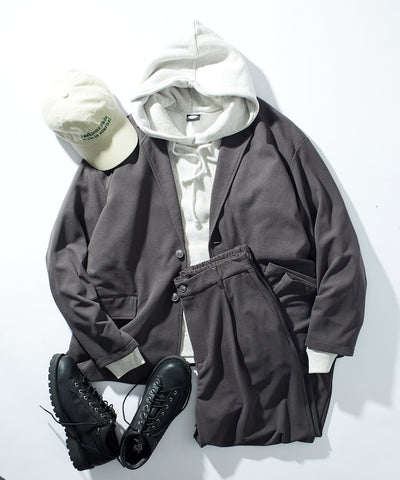 FREAK'S STORE /寬鬆西裝外套＋打褶寬版工作褲 兩件式套裝（26FW）