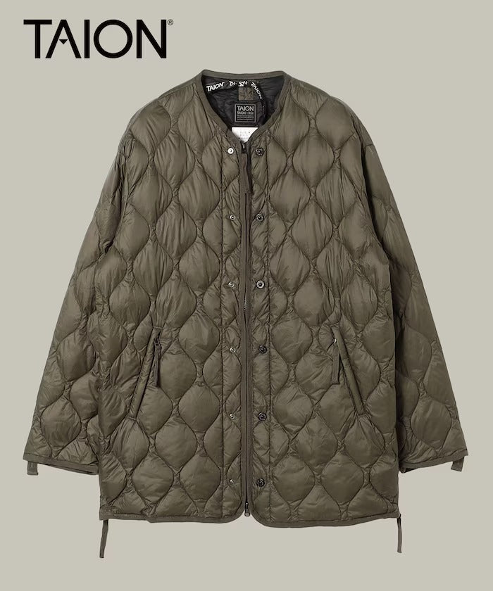 TAION / 軍風M-65內膽 雙向拉鍊 羽絨外套