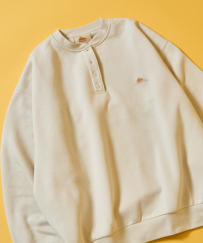 KELTY × FREAK'S STORE／女裝 亨利領 刷毛長袖T恤（日本聯名限定）