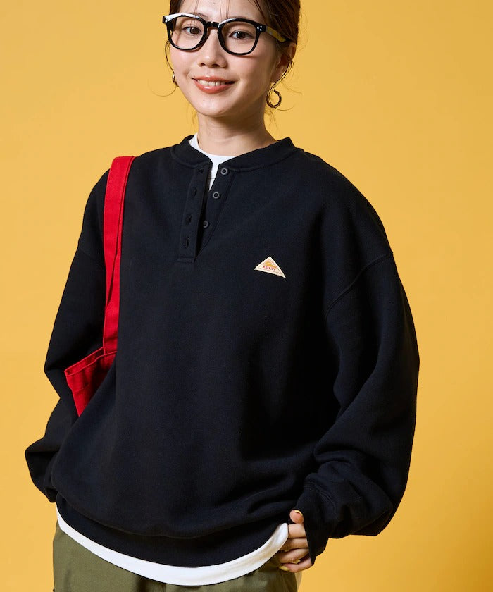 KELTY × FREAK'S STORE／女裝 亨利領 刷毛長袖T恤（日本聯名限定）