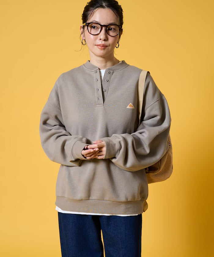 KELTY × FREAK'S STORE／女裝 亨利領 刷毛長袖T恤（日本聯名限定）
