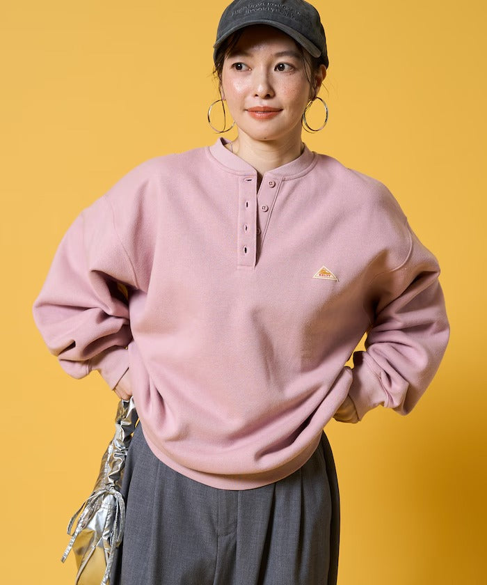 KELTY × FREAK'S STORE／女裝 亨利領 刷毛長袖T恤（日本聯名限定）