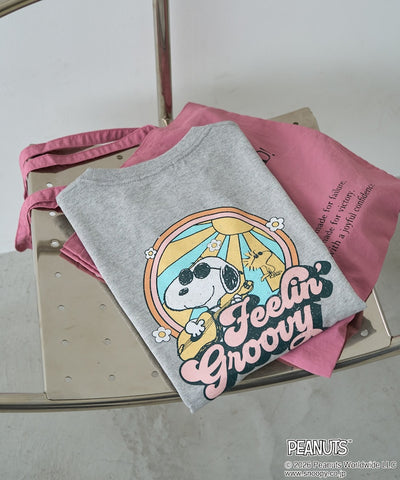 PEANUTS x FREAK’S STORE / SNOOPY 波普印花 短袖T恤 女版 單尺寸