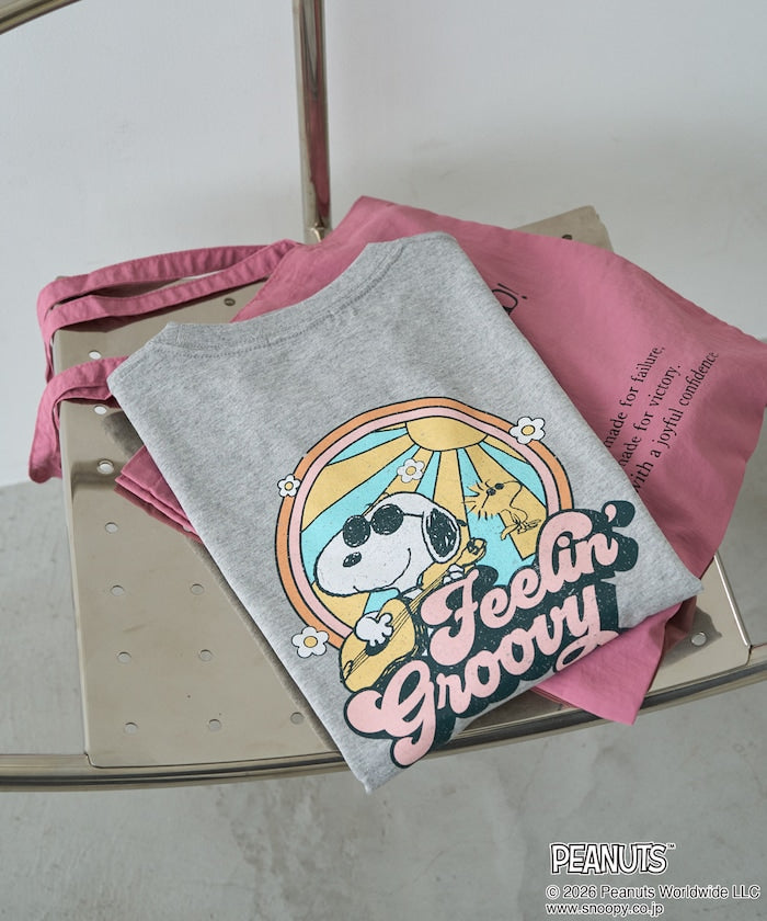 PEANUTS x FREAK’S STORE / SNOOPY 波普印花 短袖T恤 女版 單尺寸