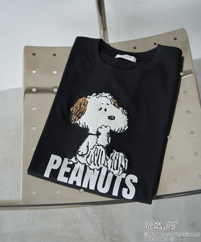 PEANUTS x FREAK’S STORE / PEANUTS 立體刺繡短袖T恤 女版 單尺寸