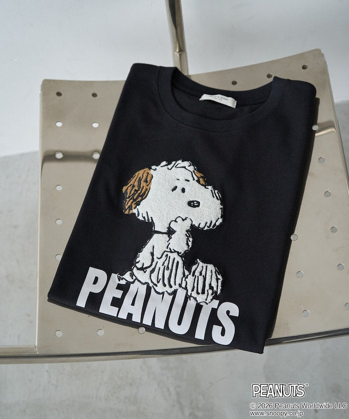 PEANUTS x FREAK’S STORE / PEANUTS 立體刺繡短袖T恤 女版 單尺寸