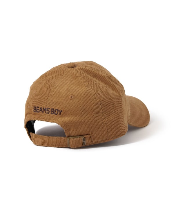 BEAMS BOY NEW ERA 920 BBロゴ キャップ / 細燈芯絨  棒球帽