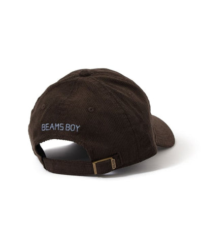 BEAMS BOY NEW ERA 920 BBロゴ キャップ / 細燈芯絨  棒球帽