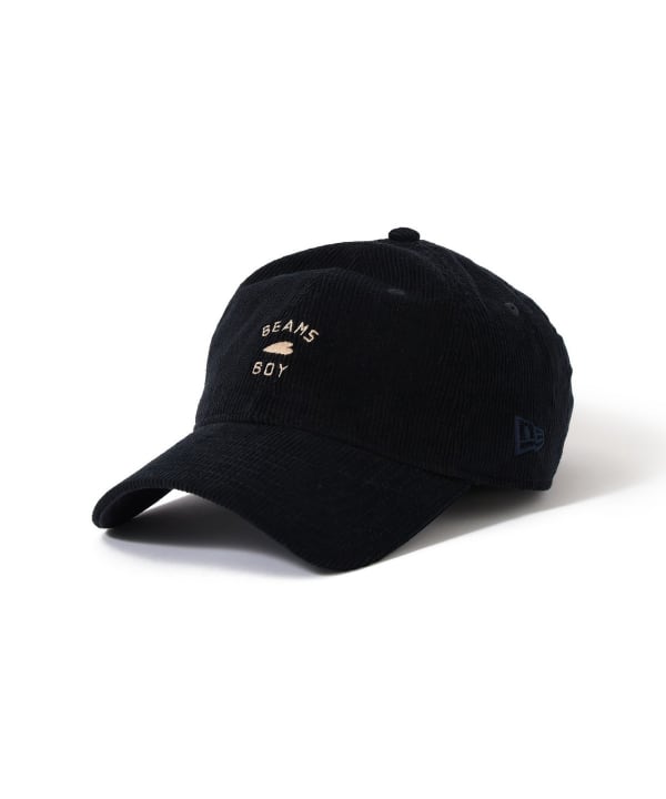 BEAMS BOY NEW ERA 920 BBロゴ キャップ / 細燈芯絨  棒球帽