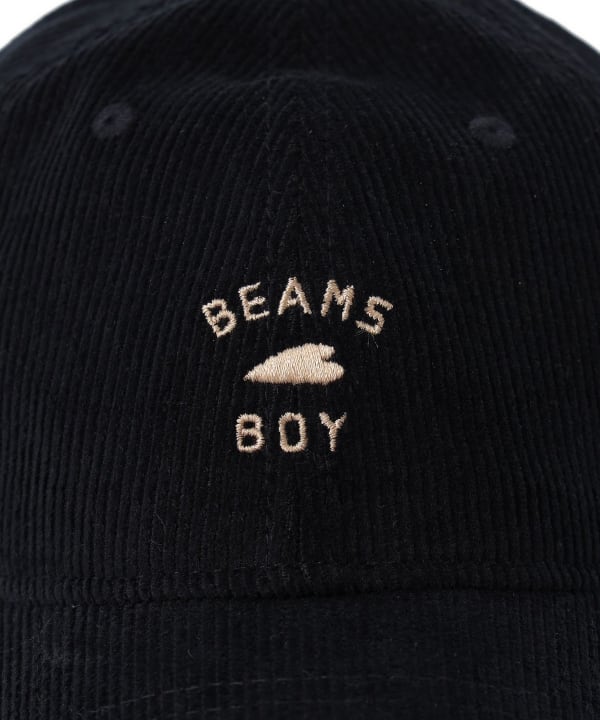 BEAMS BOY NEW ERA 920 BBロゴ キャップ / 細燈芯絨  棒球帽