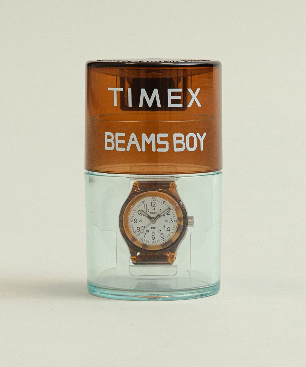 TIMEX × BEAMS／玳瑁紋戒指錶（女款）