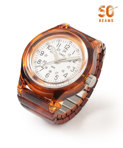 TIMEX × BEAMS／玳瑁紋戒指錶（女款）