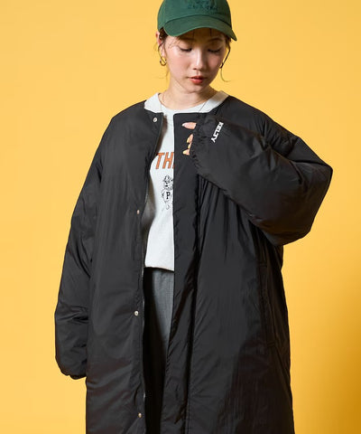 KELTY × FREAK'S STORE／女裝 鋪棉無領長版羽絨外套（日本聯名限定）