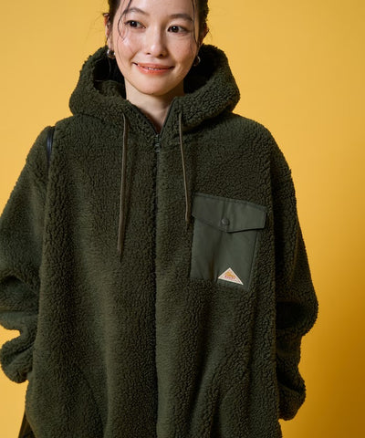 KELTY × FREAK'S STORE / 女裝 刷毛絨 連帽中長大衣外套（日本聯名限定）