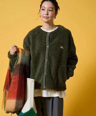 KELTY × FREAK'S STORE / 女裝 刷毛絨按扣開襟外套（日本聯名限定）