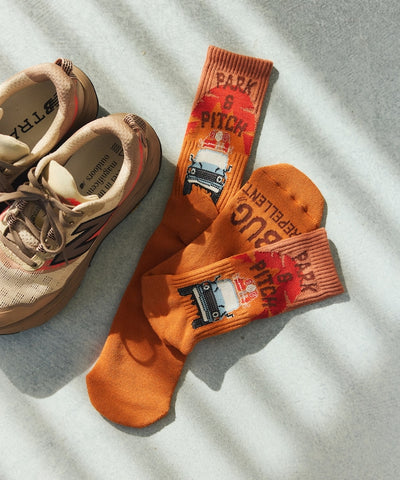 Coleman Socks insect shield / 圖案中筒襪