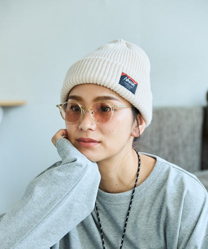 NANGA × FREAK'S STORE / BOX LOGO BULKY BEANIE 厚針織毛帽 *11月上旬出貨