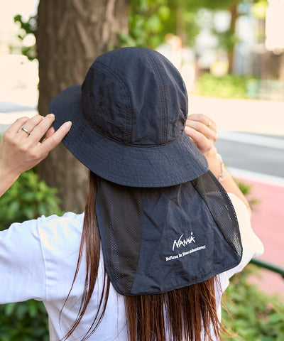 NANGA NYLON TUSSER SUNSHADE HAT / 尼龍塔瑟抗曬遮陽帽