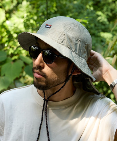 NANGA NYLON TUSSER SUNSHADE HAT / 尼龍塔瑟抗曬遮陽帽
