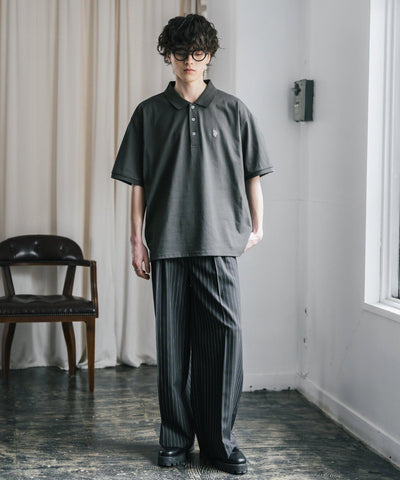 U.S. POLO ASSN. / 刺繡標誌天竺短袖Polo衫