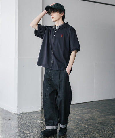 U.S. POLO ASSN. / 刺繡標誌天竺短袖Polo衫
