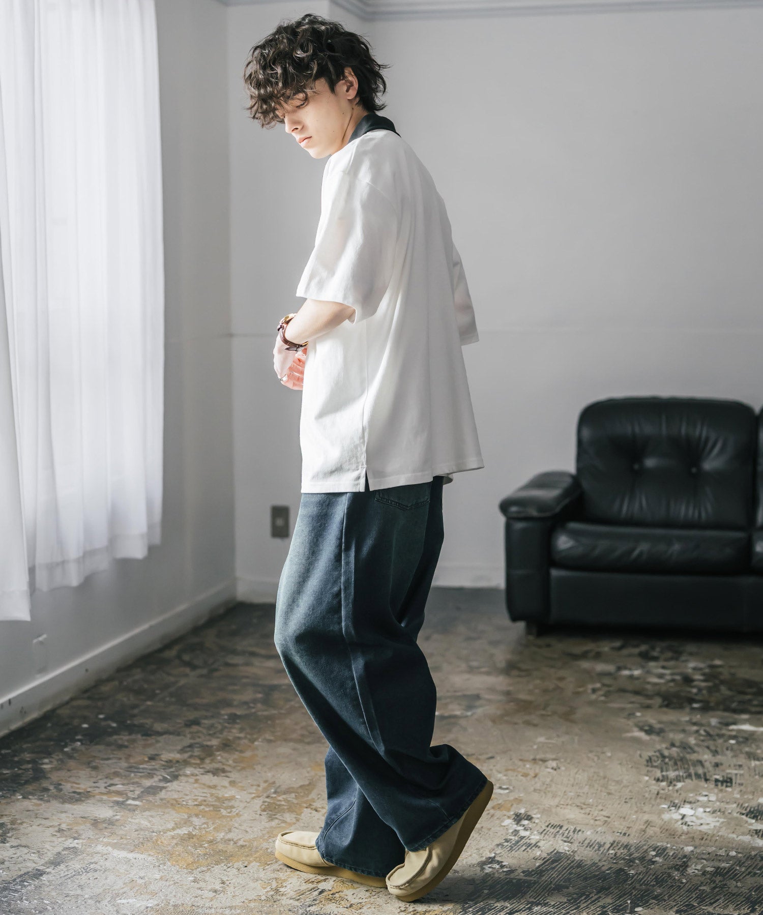 U.S. POLO ASSN. / 半拉鍊刺繡短袖 Polo 衫