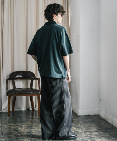 U.S. POLO ASSN. / 半拉鍊刺繡短袖 Polo 衫