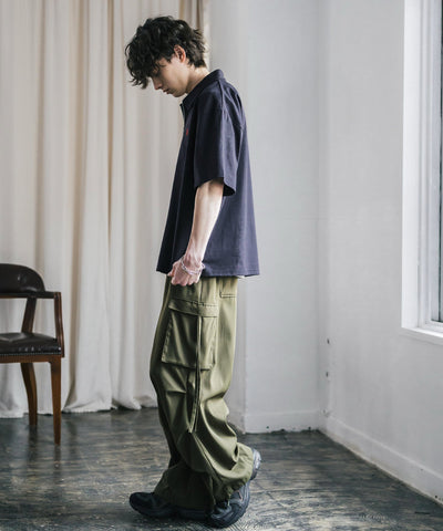 U.S. POLO ASSN. / 半拉鍊刺繡短袖 Polo 衫