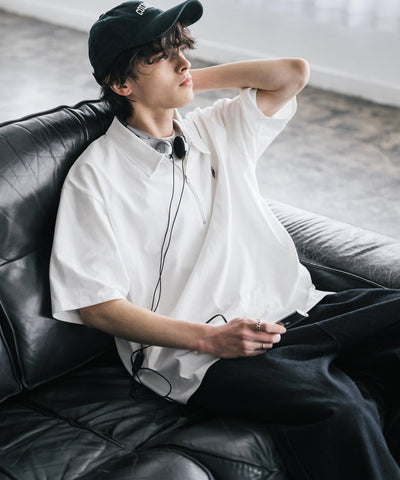 U.S. POLO ASSN. / 半拉鍊刺繡短袖 Polo 衫