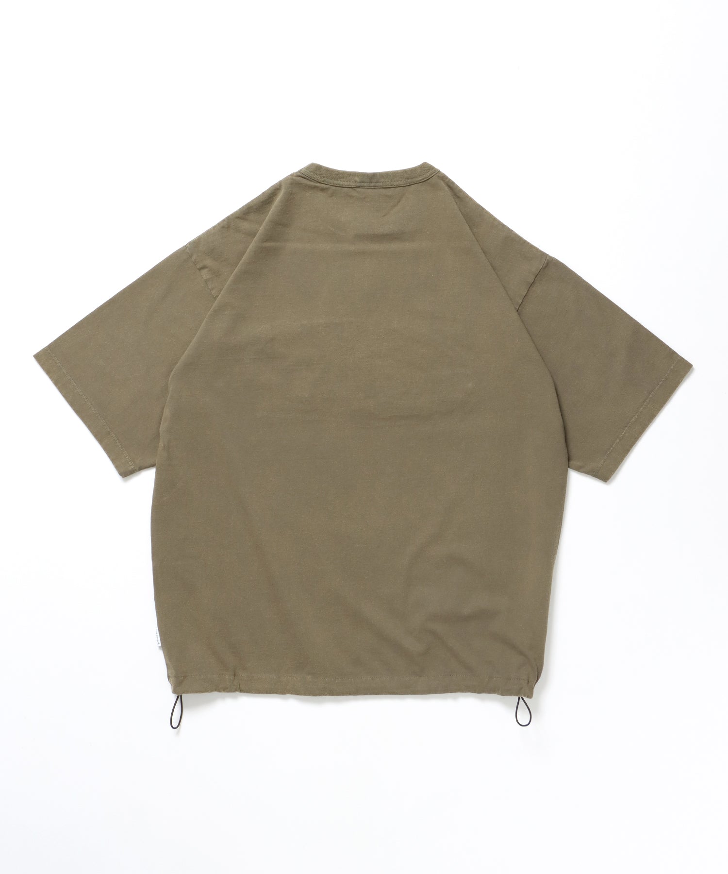 BEN DAVIS WHITE LABEL OVAL VNTG DRAW STRING TEE / 標誌 短袖T恤