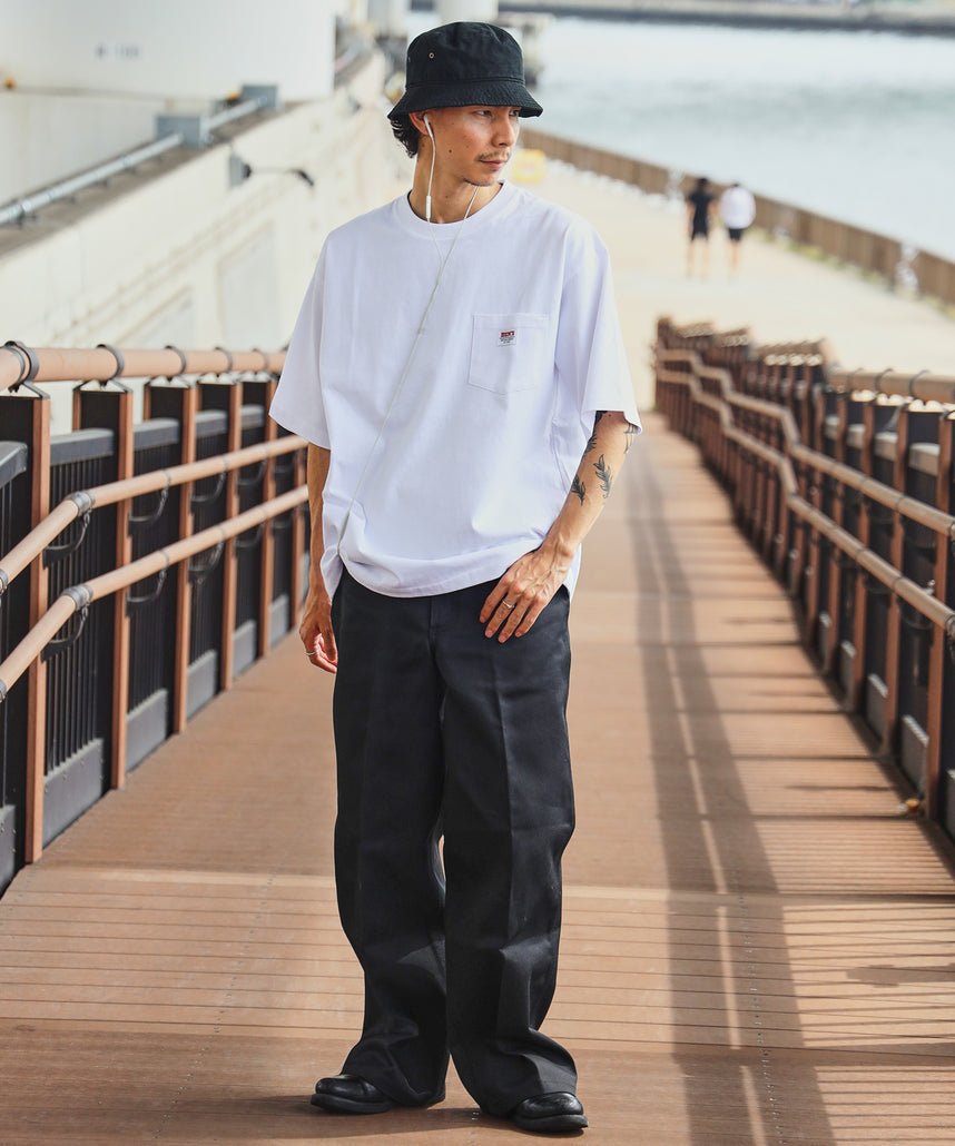 BEN DAVIS BIG POCKET TEE  / 復古小標 重磅口袋 短袖T恤