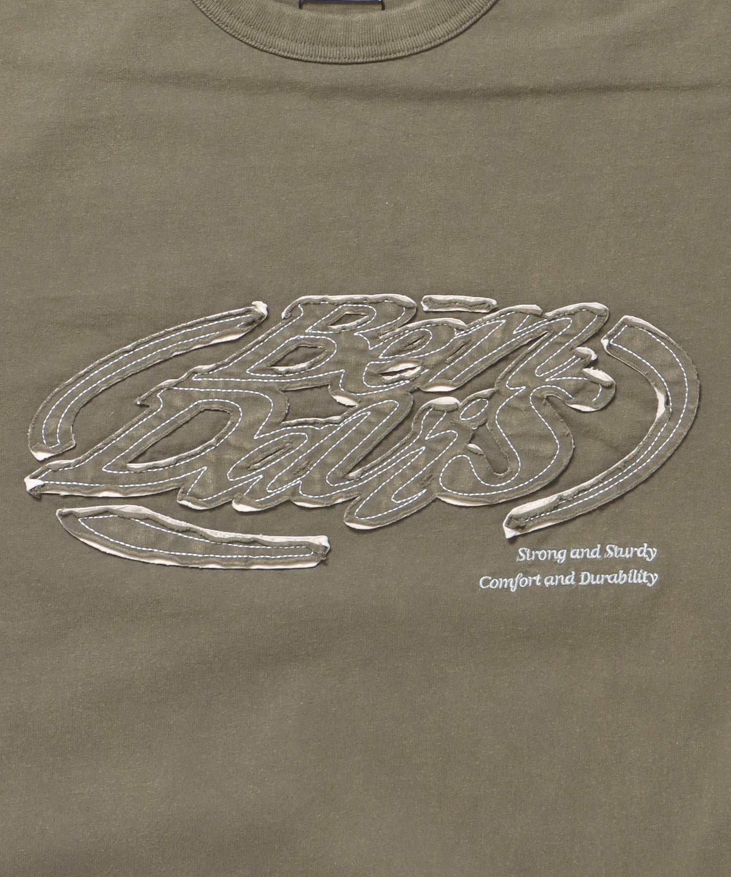 BEN DAVIS WHITE LABEL OVAL VNTG DRAW STRING TEE / 標誌 短袖T恤