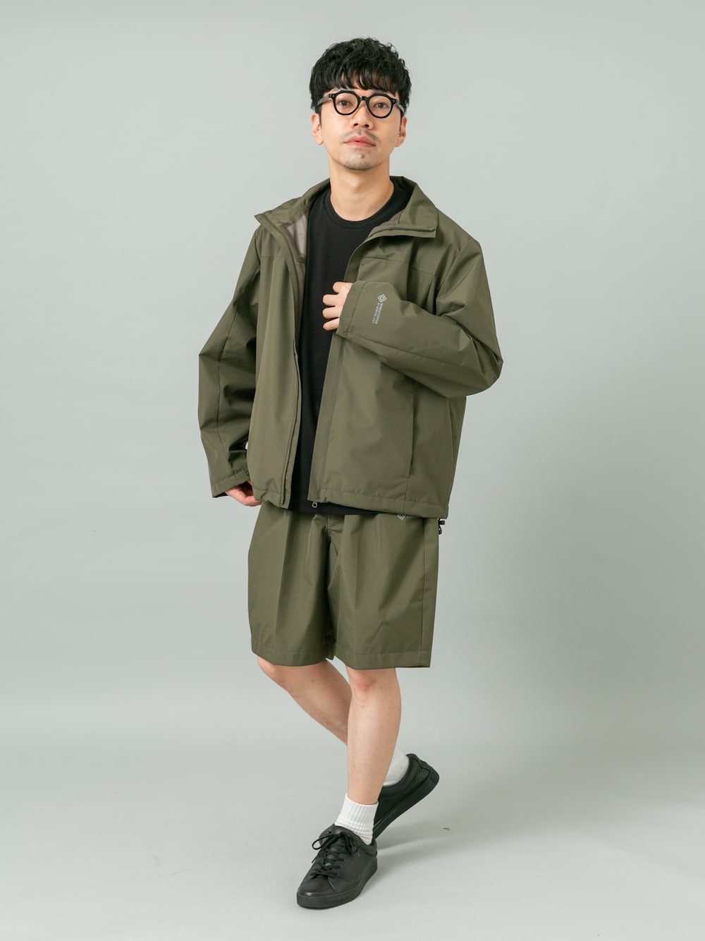 +phenix WINDSTOPPER / 機能打褶短褲