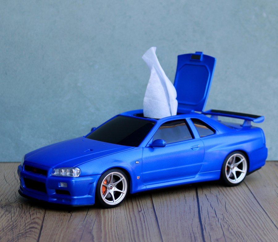 GT-R (BNR34) Nissan skyline (GTR)  WET TISSUE CASE / 濕紙巾盒