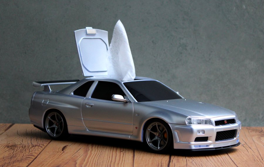 GT-R (BNR34) Nissan skyline (GTR)  WET TISSUE CASE / 濕紙巾盒