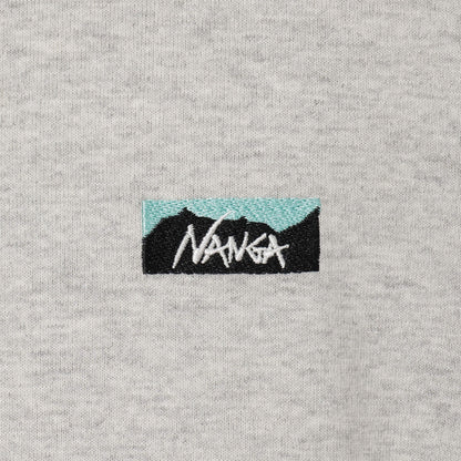 NANGA ECO HYBRID BOX LOGO EMBROIDERY TEE(UNISEX) / 中性款  小標 短袖T恤