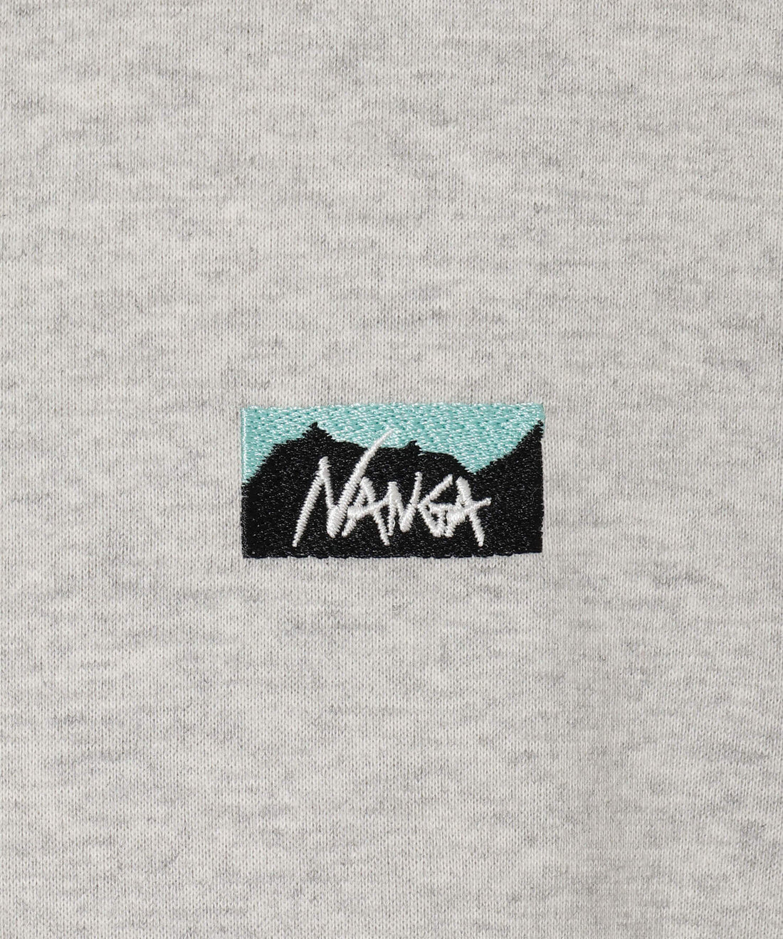 NANGA ECO HYBRID BOX LOGO EMBROIDERY TEE / 刺繡短袖T恤