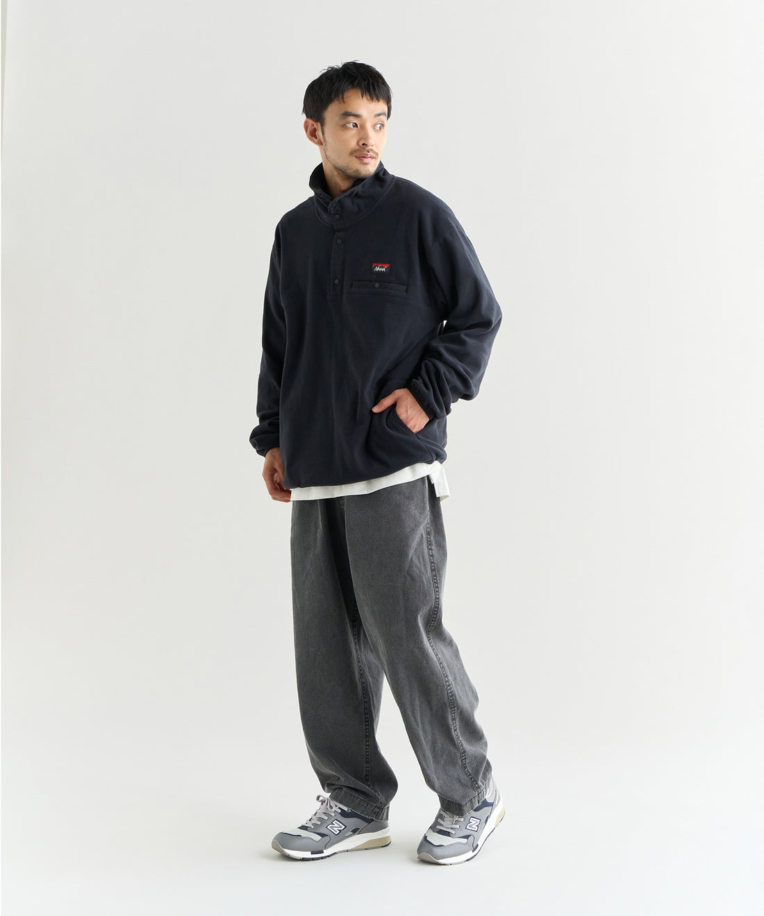 NANGA AIR WARM FLEECE TOPS(MEN) / 保暖半開襟衫