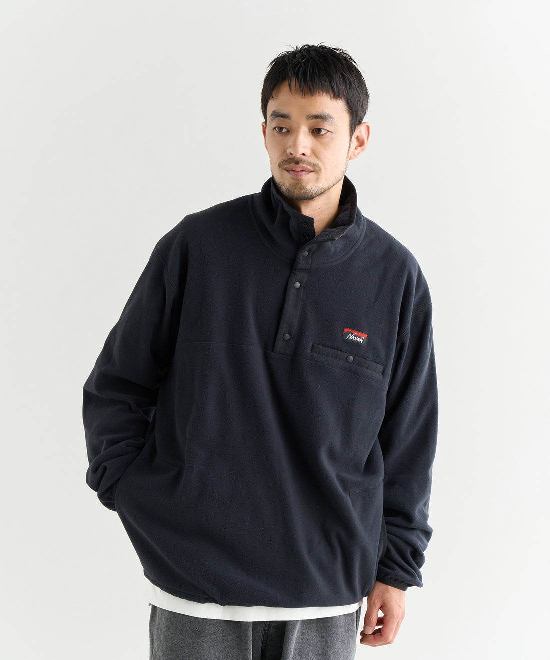 NANGA AIR WARM FLEECE TOPS(MEN) / 保暖半開襟衫